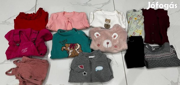 Gyönyörű 80-86 kislány ruhacsomag