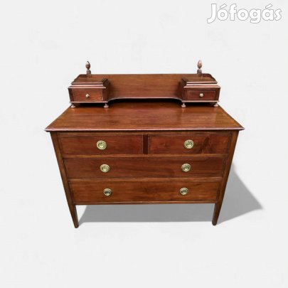 Gyönyörű Antik Copf mahagóni Író komód