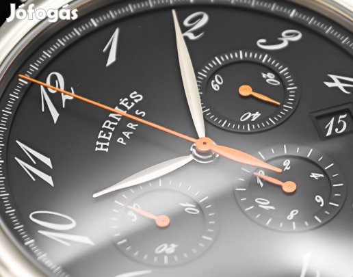Gyönyörű Hermés Arceau Chronograph Férfi Karóra 
