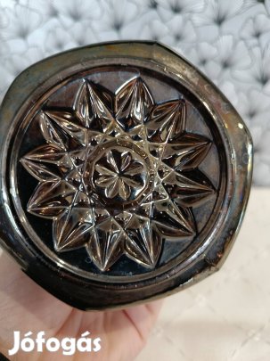 Gyönyörű, 24 cm-es kristályváza - Hibátlan állapotban