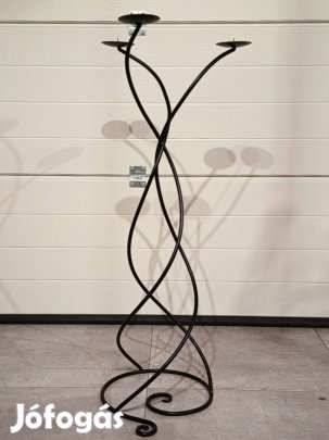Gyönyörű, kovácsoltvas gyertyatartó eladó