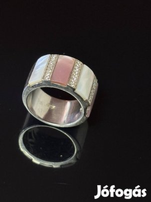 Gyönyörű, különleges, masszív, tömör ezüst gyűrű