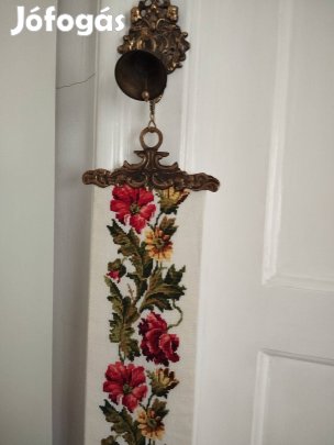 Gyönyörű cselédhívó csengő hímzett szárral