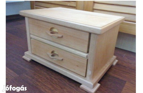 Gyönyörű egyedi kézműves tömörfa szekrény díszdoboz Újpest központnál