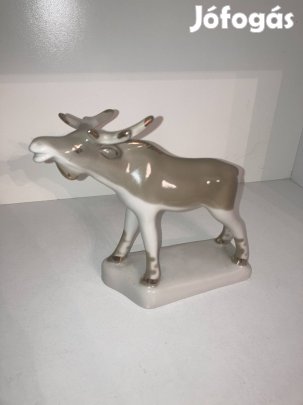Gyönyörű gímszarvas porcelán 