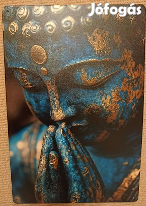 Gyönyörű imádkozó buddhista szerzetes dísz