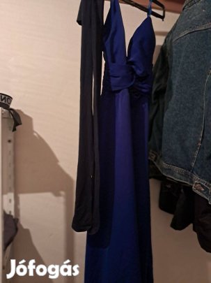 Gyönyörű kék színű ruha,harisnya és 2 pár szandál