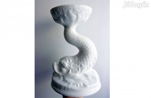 Gyönyörű kerámia oszlop virágtartó Újpest központ közelében 33 cm maga