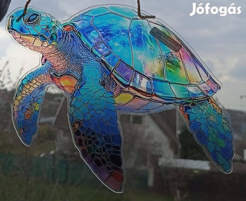 Gyönyörű teknőcös akril fényfogó