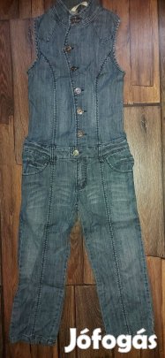 Gyönyörű ujjatlan farmer overál