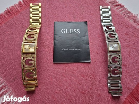 Gyönyörűszép Guess női karóra ezüst és arany színben Kiváló