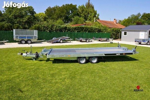 Győrben - új 2700kg-os - billenős autószállító utánfutó - 2.490.000 Ft