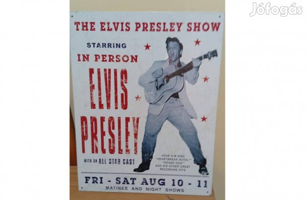 Győrben eladó Elvis Preslit ábrázoló dekortábla