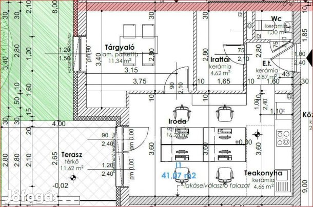 Győri eladó 46 nm-es lakás