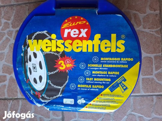 Gyorsan, könnyen felszerelhető, nem használt hólánc eladó