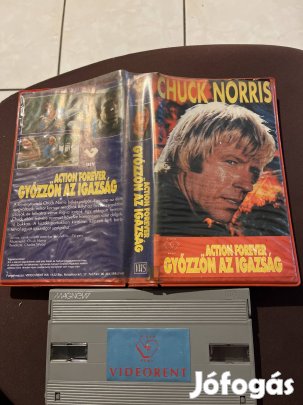 Gyözzön az igazság Norris vhs akció 