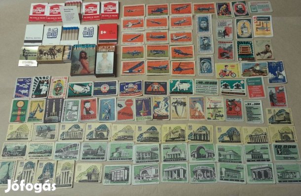 Gyufacimke gyüjtemény egyben
