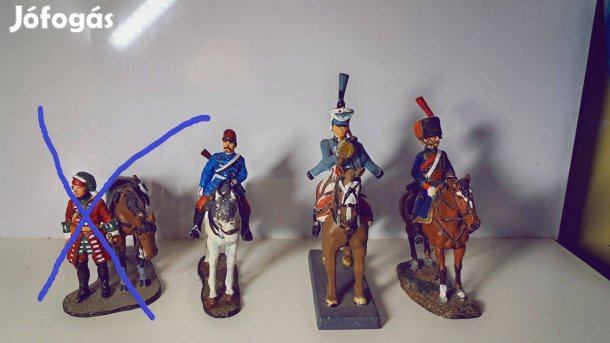 Gyűjteményből ólomkatona Napóleoni lovasok12*