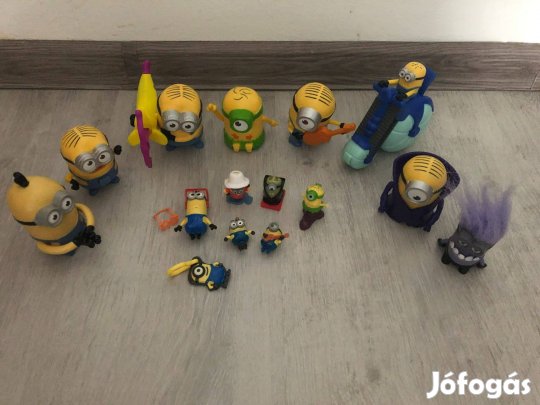 Gyűjthető Minyonok (Minions, Gru, Despicable Me) játék figurák