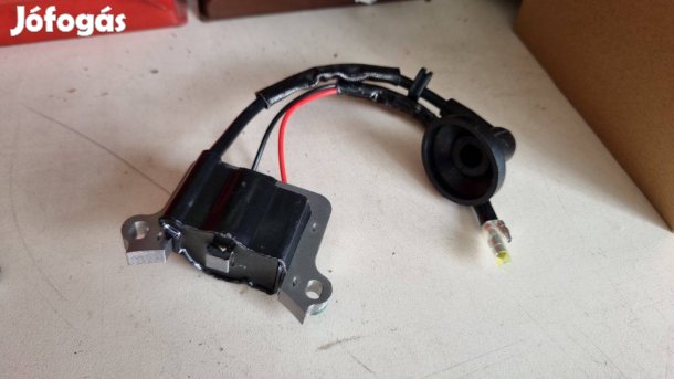 Gyújtó trafó vezetékkel benzinmotoros fűkaszákra, gyújtótekercs