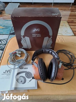 Gyűjtői ritkaság! JVC HP 20 as fejhallgató, 1976