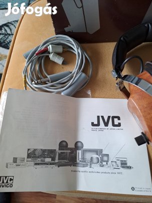 Gyűjtői ritkaság! JVC HP 20 fejhallgató,újszerű 