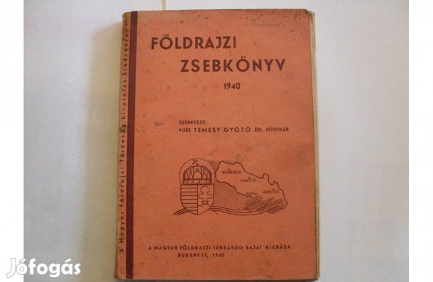 Gyűjtőknek 1940-es Földrajzi zsebkönyv eladó