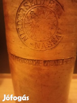 Gyűjtóknek! Niederselters 19. századi Porosz ásványvizes palack