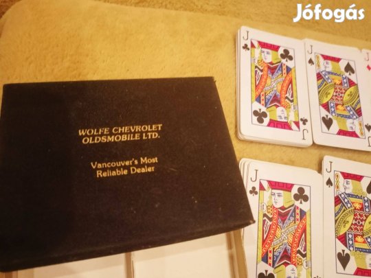 Gyüjtőknek! Wolfe Chevrolet Oldsmobile franciakártya