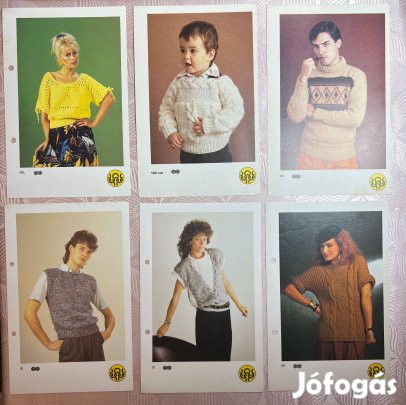 Gyüjtöknek kötésminták, lefűzhetö kártyák, aranykéz