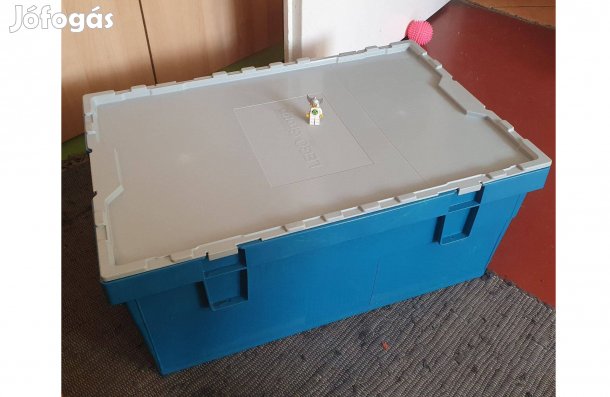 Gyújtőknek szép állapotú LEGO gyári fedeles doboz 60x39x26cm