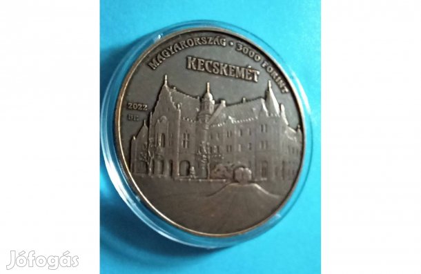 Gyűjtőknek új 3.000. Forint névértékű "Kecskemét" emlék pénzérme eladó