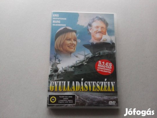 Gyulladásveszély c.eredeti,hibátlan állapotú(magyar )DVD film eladó!