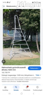 Gyümölcs szedő állvány eladó