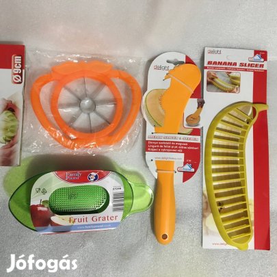 Gyümölcs szeletelő készlet 4 részes banán alma dinnye körte