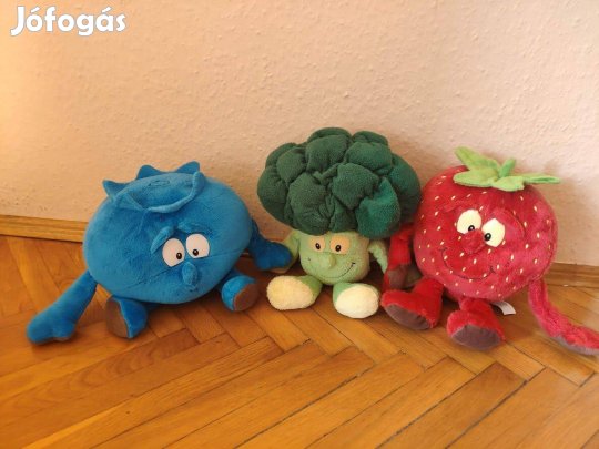 Gyümölcs-zöldség puha plüss játék - szett