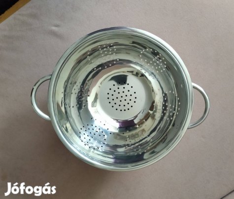 Gyümölcsmosó (tésztaszűrő) inox fogantyús, 30cm
