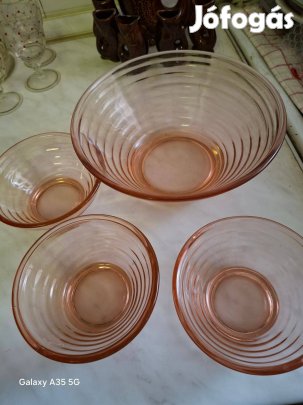 Gyümölcsöskészlet 5db.tányérral