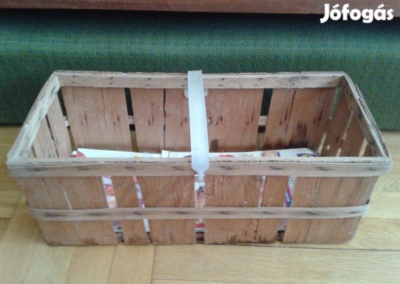 Gyümölcsszedő háncskosár