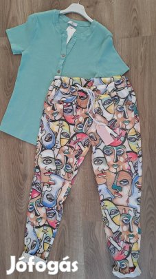 Gyűrt  olasz nadrág új 2  minta