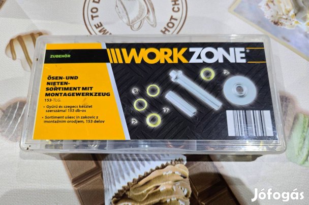 Gyűrű és szegecskészlet