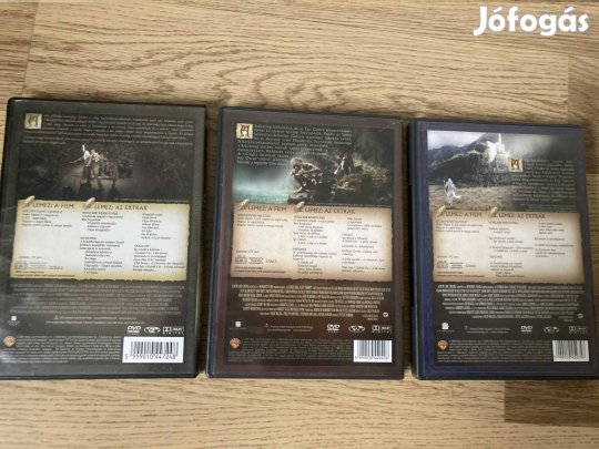 Gyűrűk Ura trilógia DVD