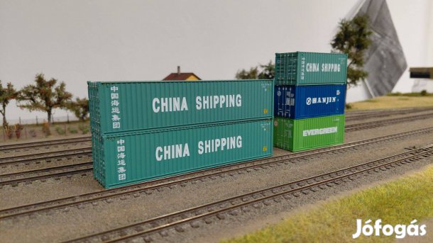 H0 20 és 40 lábas konténerek