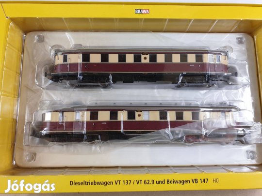 H0 Brawa 44352 VT 137 VB 147 DRG Motorvonat - Digitális Hangos