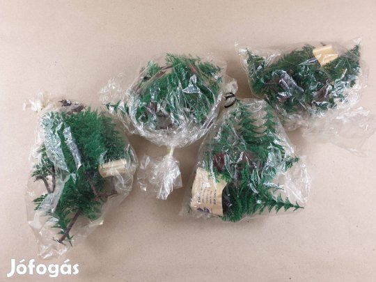 H0 Fenyőfa Fa Terepasztal Kiegészítő 4 Csomag Egyben