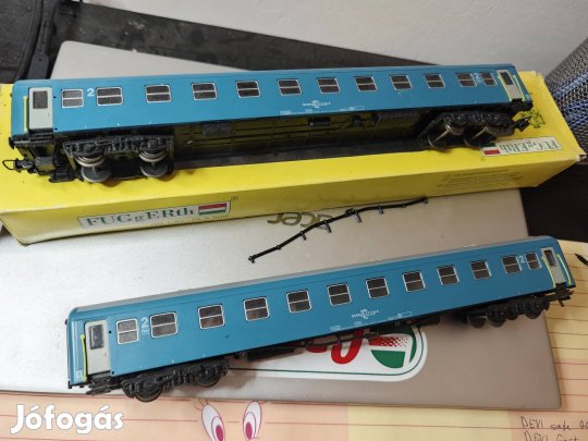 H0 Fuggerth kocsik vasút modell 
