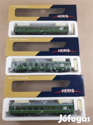 H0 Heris Spielmax 80057 DR Reko Személyvagon Poggyászvagon - 3 Db