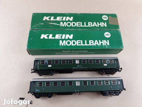 H0 Klein Modellbahn 3851 , 3853 ÖBB Személyvagon - 2 db Egyben #17/57