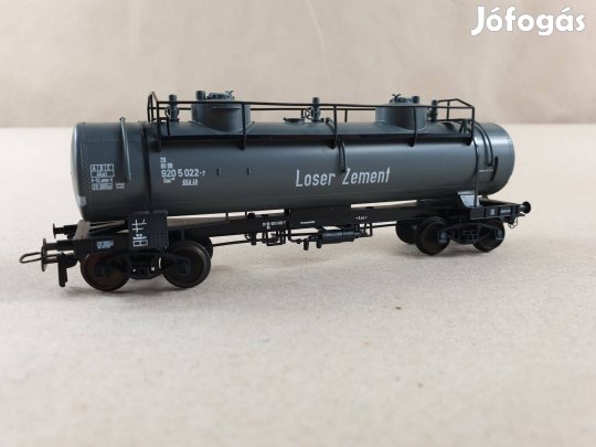 H0 Klein Modellbahn DB US Bauart Loser Zement Vagon #17/18