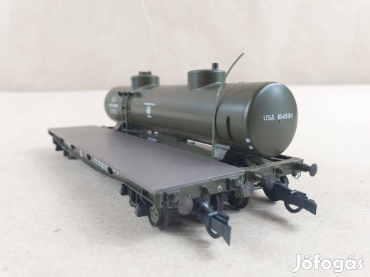 H0 Klein Modellbahn US ATC USA Tehervagon - 2 db Egyben #P192